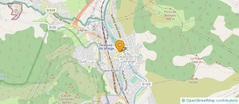 localisation de l'entreprise SARL TARASCON REBOISEMENT & MACONNERIE à TARASCON-SUR-ARIEGE