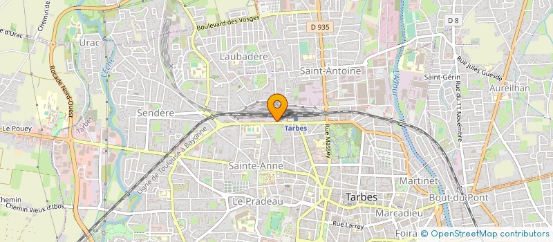 localisation de l'entreprise SARL TARBES BUFFET  TARBES