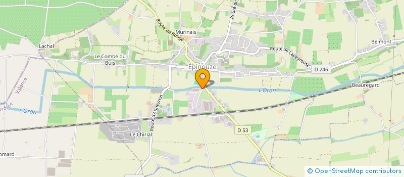 localisation de l'entreprise SARL TARDY CONSTRUCTIONS  EPINOUZE