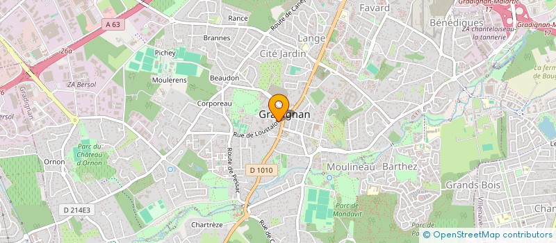 localisation de l'entreprise SARL TARKA MAROQUINERIE à GRADIGNAN