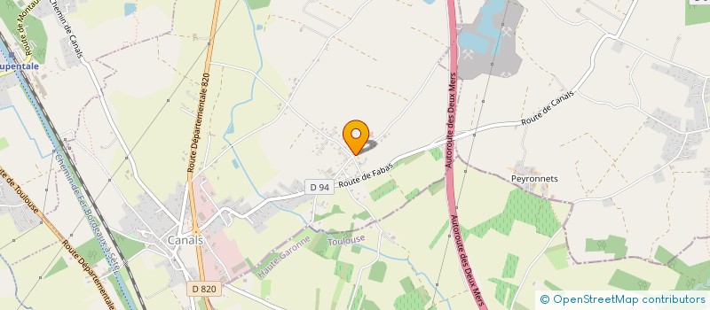 localisation de l'entreprise SARL TARN ET GARONNE INFORMATIQUE  CANALS