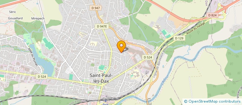 localisation de l'entreprise SARL TARUSATE DE PLOMBERIE  SAINT-PAUL-LES-DAX