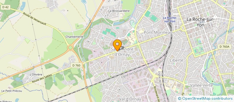localisation de l'entreprise SARL TATABICHE à LA ROCHE-SUR-YON