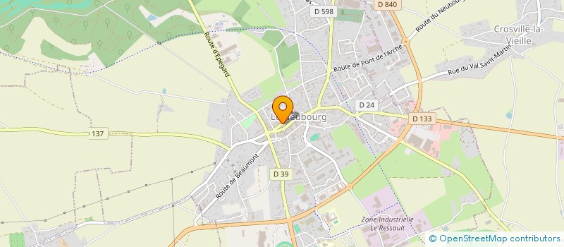 localisation de l'entreprise SARL TATOO POUR PLAIRE  LE NEUBOURG