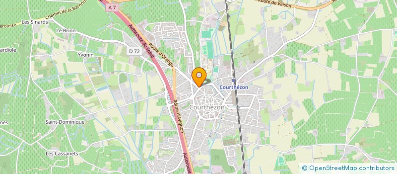 localisation de l'entreprise SARL TAVAN à COURTHEZON