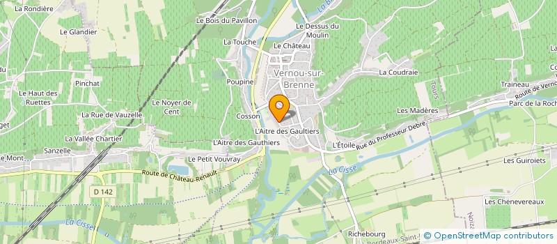 localisation de l'entreprise SARL TAXI BARBARA  VERNOU-SUR-BRENNE