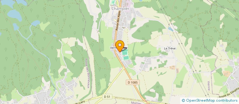 localisation de l'entreprise SARL TAXI CHAMPIER  CHAMPIER