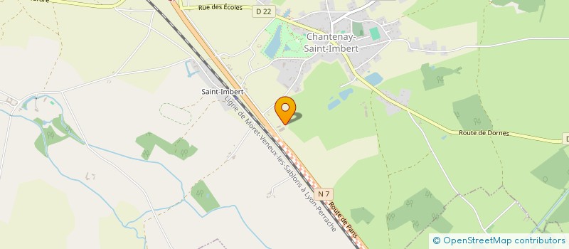 localisation de l'entreprise SARL TAXI DORNOIS à CHANTENAY-SAINT-IMBERT