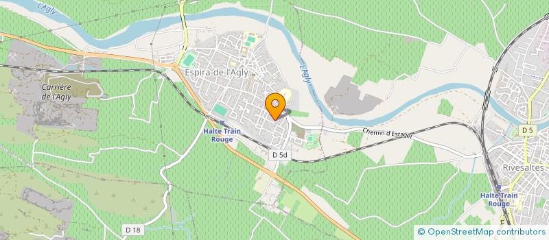 localisation de l'entreprise SARL TAXI GIL  ESPIRA-DE-L'AGLY