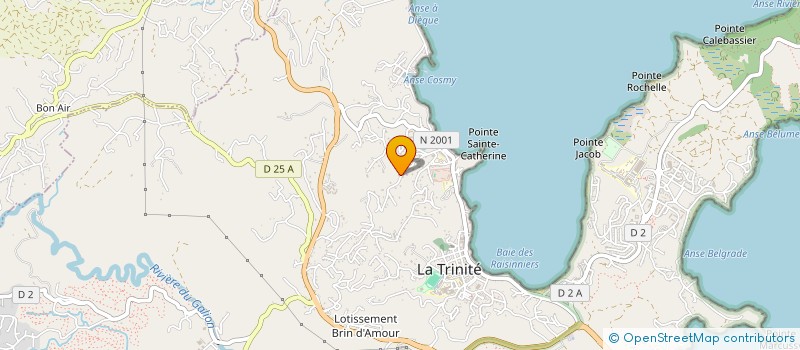 localisation de l'entreprise SARL TAXI LAVENTURE à LA TRINITE