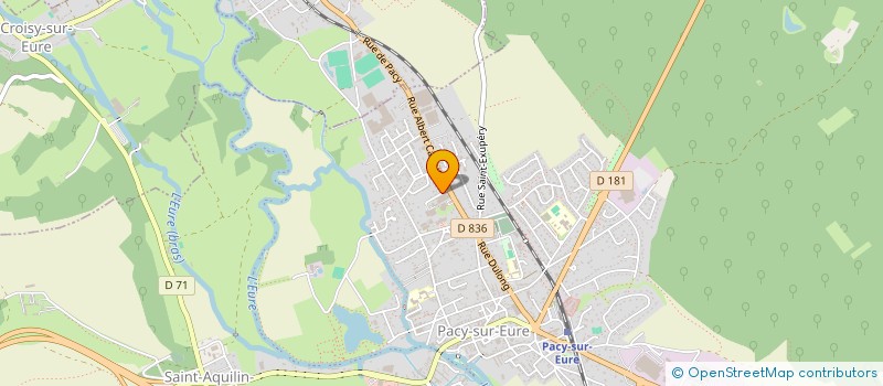 localisation de l'entreprise SARL TAXI NAVETTE  PACY-SUR-EURE