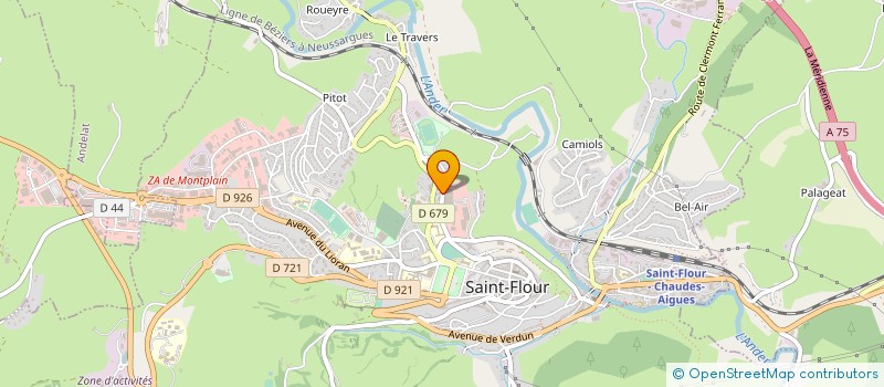 localisation de l'entreprise SARL TAXI ST FLOUR 15 à SAINT-FLOUR