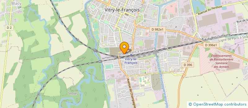 localisation de l'entreprise SARL TAXI VITRY  VITRY-LE-FRANCOIS