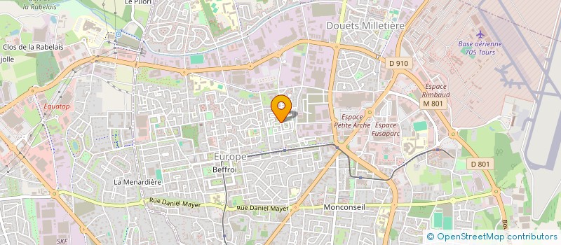 localisation de l'entreprise SARL TAXIPHONE.COM à TOURS