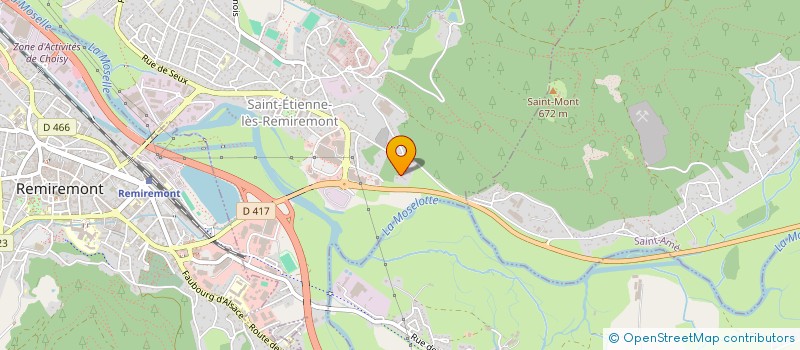 localisation de l'entreprise SARL TAXIS CHOL  SAINT-ETIENNE-LES-REMIREMONT