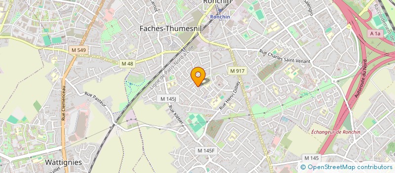 localisation de l'entreprise SARL TAXIS M.G. à FACHES-THUMESNIL
