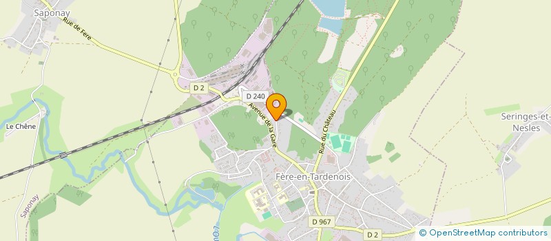 localisation de l'entreprise SARL TAXIS PINCHEDEZ à FERE-EN-TARDENOIS