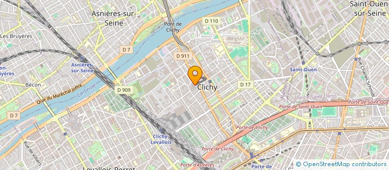 localisation de l'entreprise SARL TAZEEN CENTER à CLICHY
