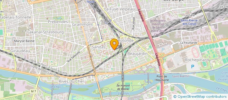 localisation de l'entreprise SARL TAZIM  TOURS