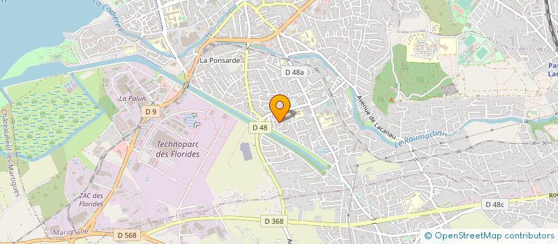 localisation de l'entreprise SARL TB 2000  MARIGNANE