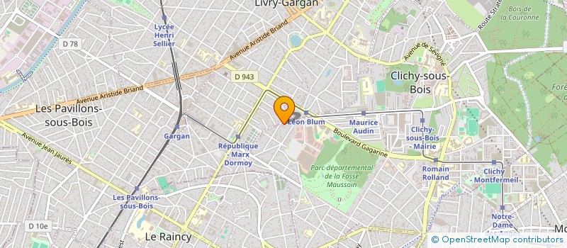 localisation de l'entreprise SARL TBG à CLICHY-SOUS-BOIS