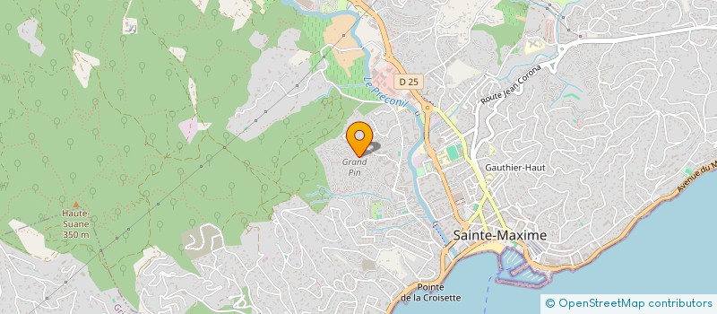 localisation de l'entreprise SARL TBI HOLDING à SAINTE-MAXIME