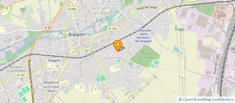 localisation de l'entreprise SARL TCE à ARPAJON