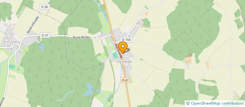 localisation de l'entreprise SARL TCM BOIS DE CHAUFFAGE  OYRIERES