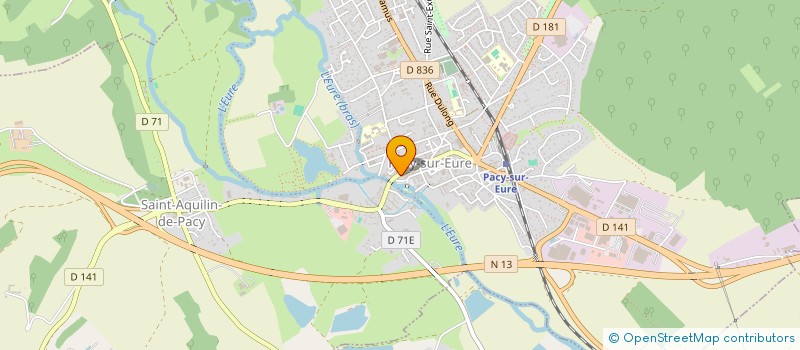 localisation de l'entreprise SARL TCO  PACY-SUR-EURE