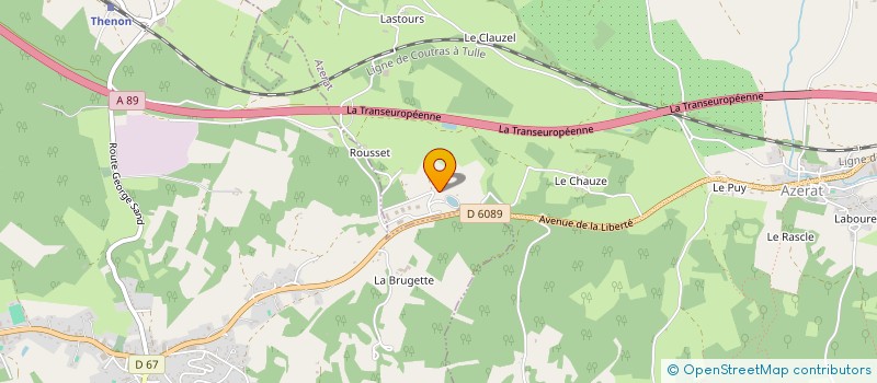 localisation de l'entreprise SARL TCTP à AZERAT