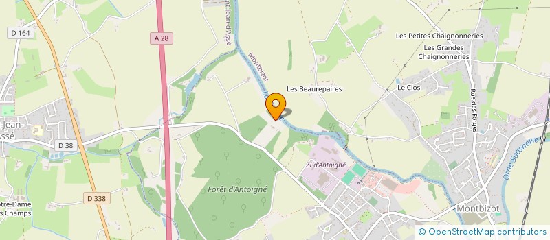 localisation de l'entreprise SARL TDS à SAINTE-JAMME-SUR-SARTHE