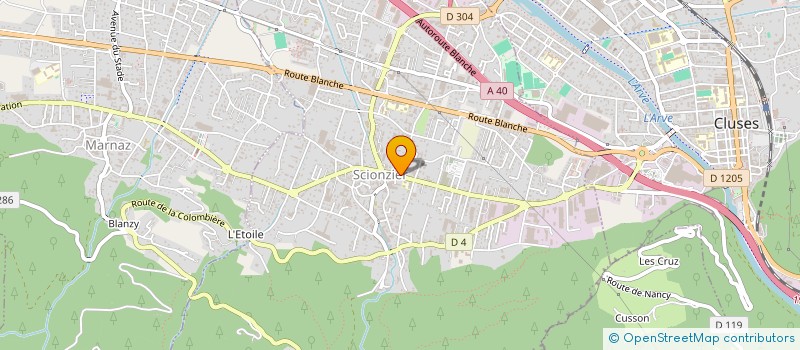 localisation de l'entreprise SARL TDVF à SCIONZIER