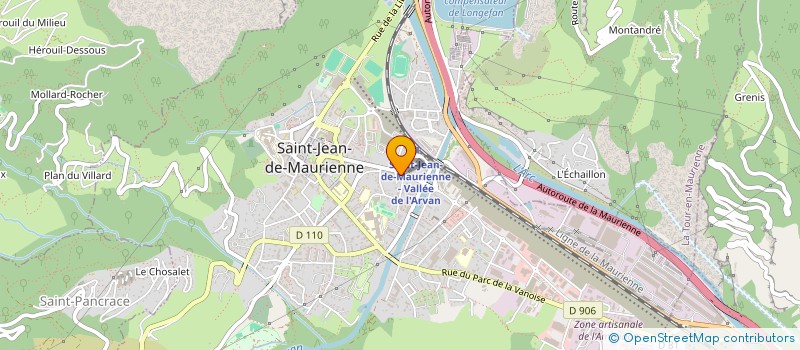 localisation de l'entreprise SARL TEAM ALPES INFORMATIQUE à SAINT-JEAN-DE-MAURIENNE