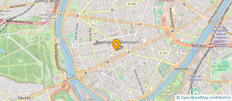 localisation de l'entreprise SARL TEAM CONSEILS à BOULOGNE-BILLANCOURT