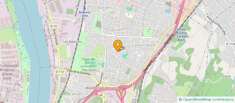 localisation de l'entreprise SARL TEAM TP à CARBON-BLANC