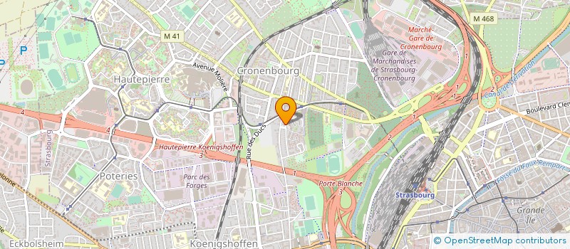 localisation de l'entreprise SARL TEC MARKETING à STRASBOURG