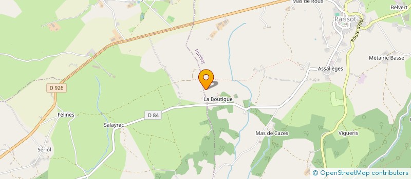 localisation de l'entreprise SARL TECH-CHR  CAYLUS