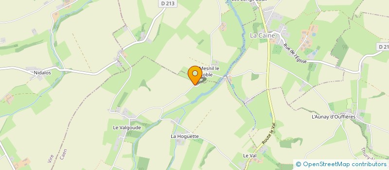 localisation de l'entreprise SARL TECH-USINAGE à MESLAY