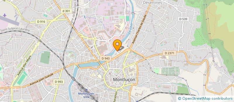 localisation de l'entreprise SARL TECHNIBURO à MONTLUCON
