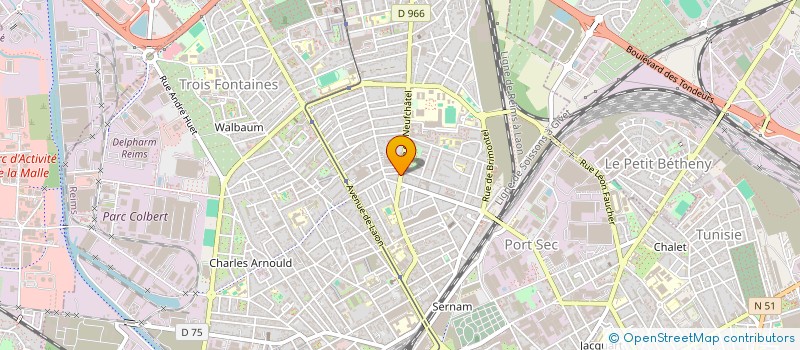 localisation de l'entreprise SARL TECHNIC REPRO  REIMS