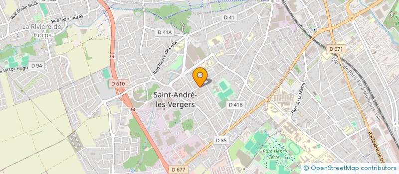 localisation de l'entreprise SARL TECHNIC'TP à SAINT-ANDRE-LES-VERGERS