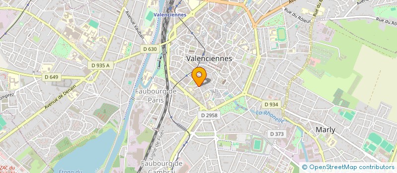 localisation de l'entreprise SARL TECHNICA à VALENCIENNES