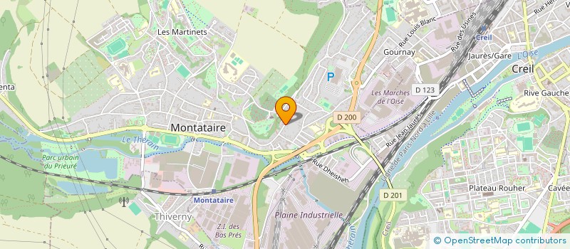 localisation de l'entreprise SARL TECHNICHAUFFE  MONTATAIRE