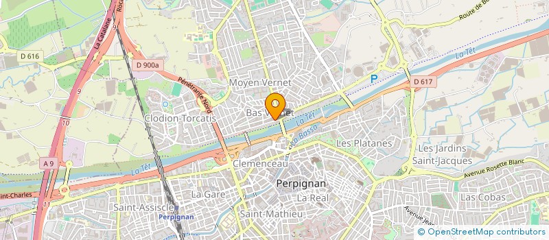 localisation de l'entreprise SARL TECHNIDIAG CONTROLE TECHNIQUE DU BATIMENT  PERPIGNAN