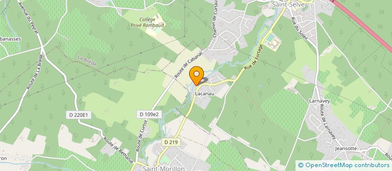 localisation de l'entreprise SARL TECHNIPOSE  MARTILLAC