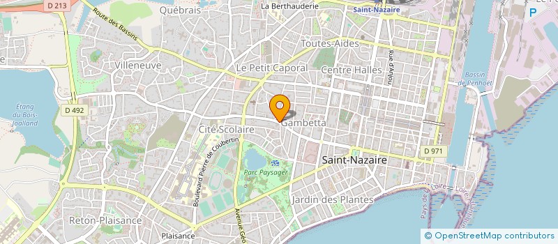 localisation de l'entreprise SARL TECHNIQUE GAZ à SAINT-NAZAIRE