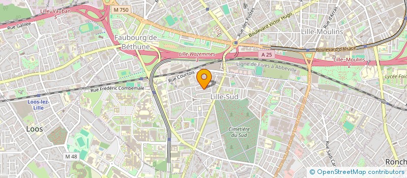 localisation de l'entreprise SARL TECHNIQUES AUX SOLS à LILLE