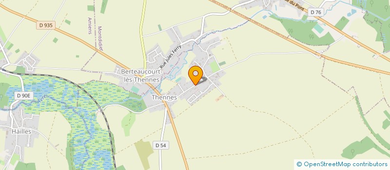 localisation de l'entreprise SARL TECHNISOL  THENNES