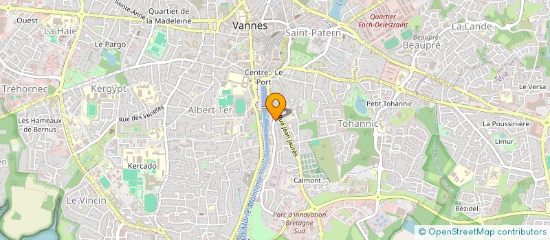 localisation de l'entreprise SARL TECHNOPEN à VANNES