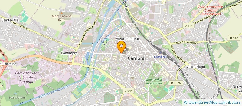localisation de l'entreprise SARL TECHTRONIC à CAMBRAI